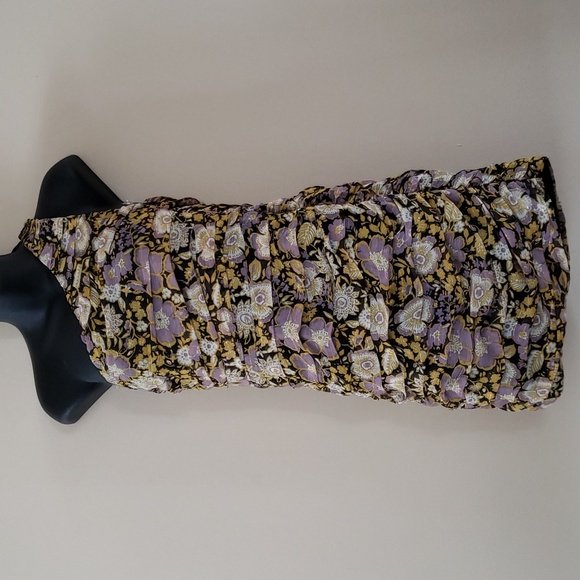 ZARA Floral print chiffon dress - Picture 3 of 12